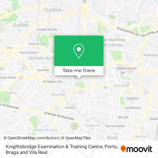 Knightsbridge Examination & Training Centre mapa