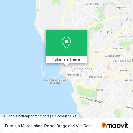 Euroloja Matosinhos map