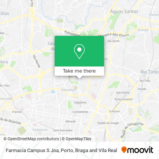 Farmacia Campus S Joa map