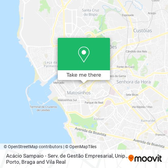 Acácio Sampaio - Serv. de Gestão Empresarial, Unip. map