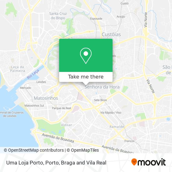 Uma Loja Porto mapa