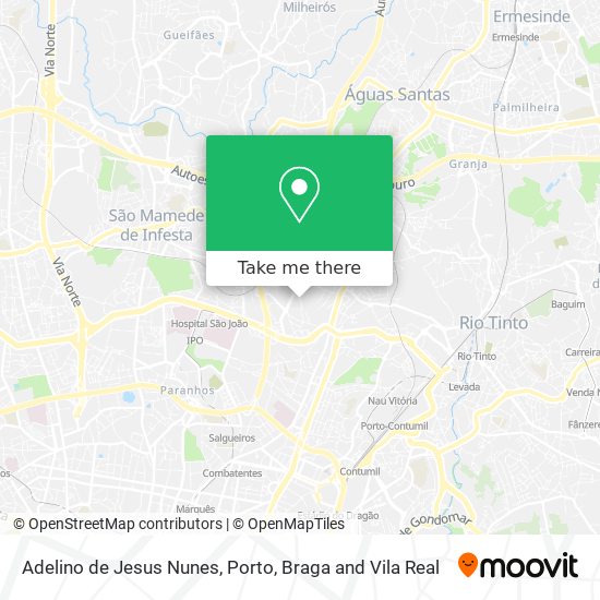Adelino de Jesus Nunes mapa