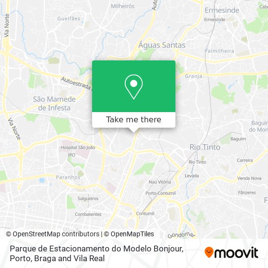 Parque de Estacionamento do Modelo Bonjour map