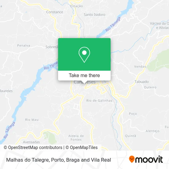 Malhas do Talegre map