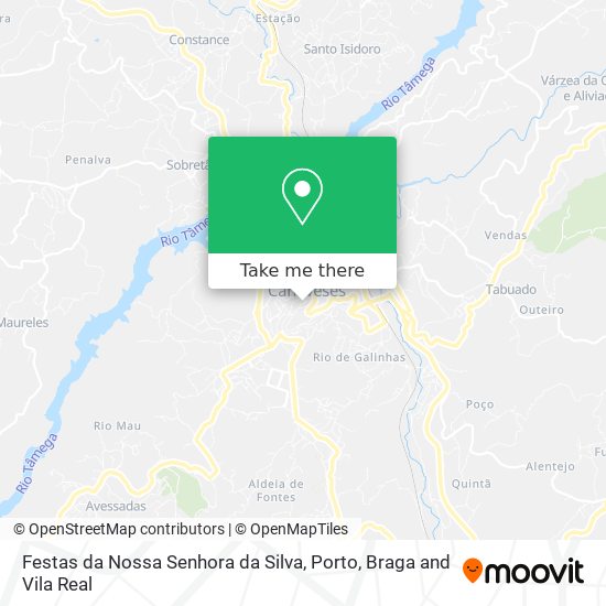 Festas da Nossa Senhora da Silva map