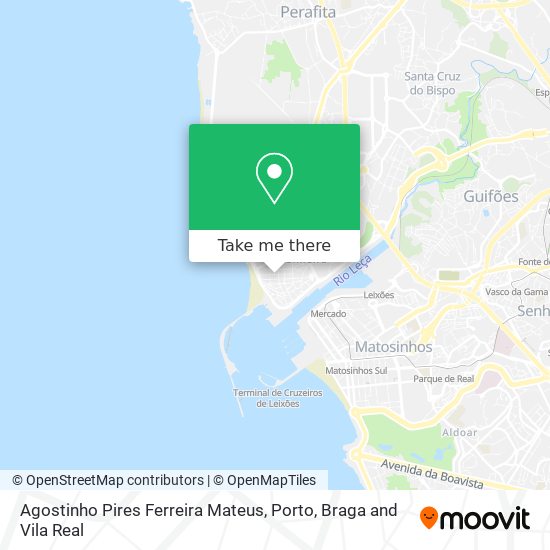 Agostinho Pires Ferreira Mateus mapa