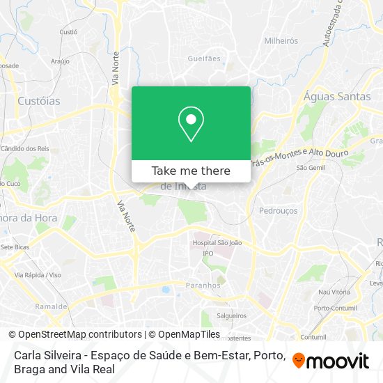 Carla Silveira - Espaço de Saúde e Bem-Estar mapa