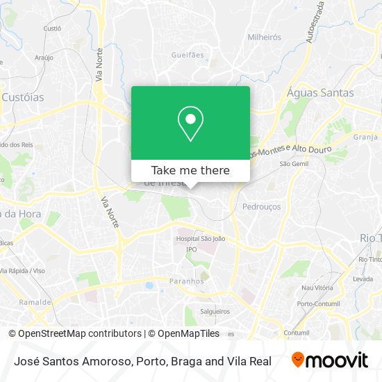 José Santos Amoroso map