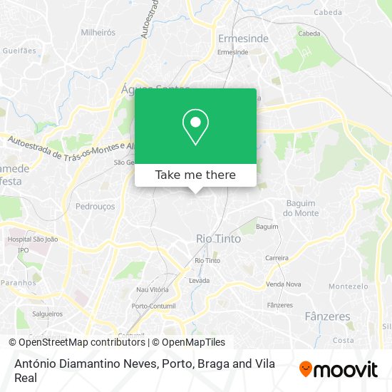 António Diamantino Neves mapa