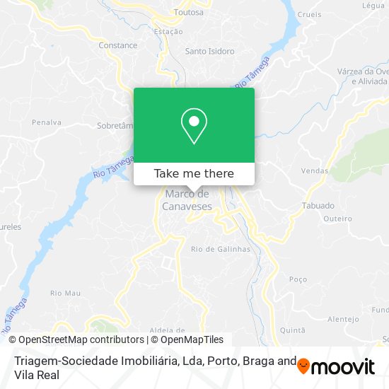 Triagem-Sociedade Imobiliária, Lda mapa