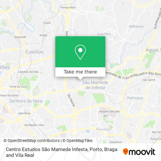 Centro Estudos São Mamede Infesta map