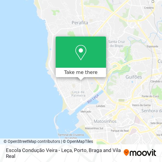 Escola Condução Veira - Leça map