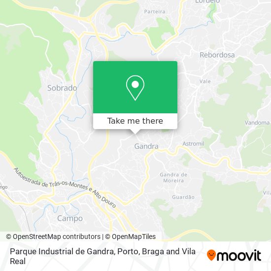 Parque Industrial de Gandra map