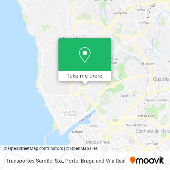 Transportes Sardão, S.a. map