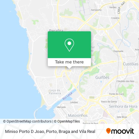 Miniso Porto D Joao map