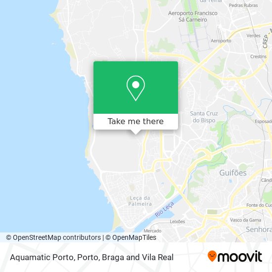 Aquamatic Porto map