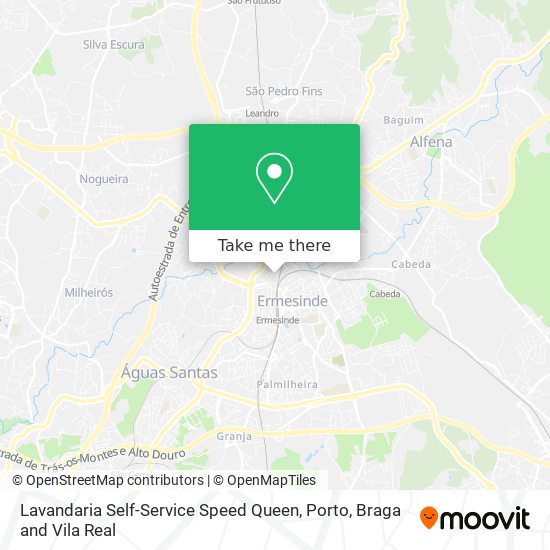 Lavandaria Self-Service Speed Queen map