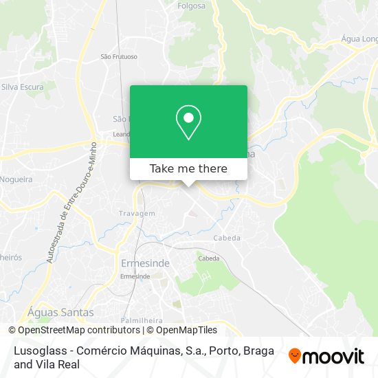 Lusoglass - Comércio Máquinas, S.a. map