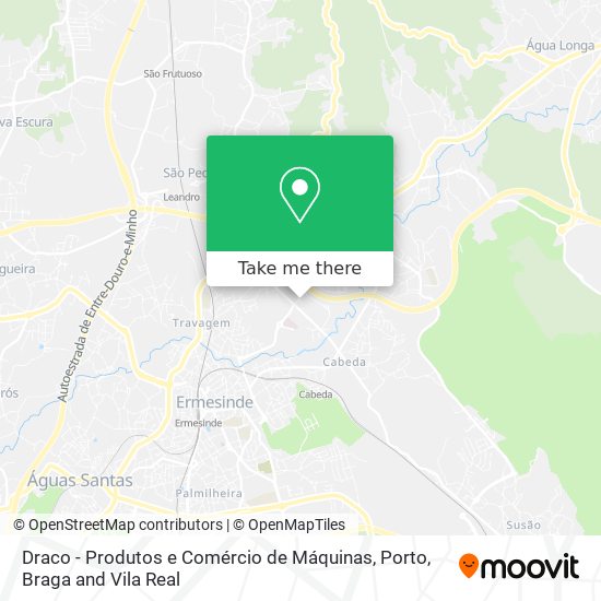 Draco - Produtos e Comércio de Máquinas map