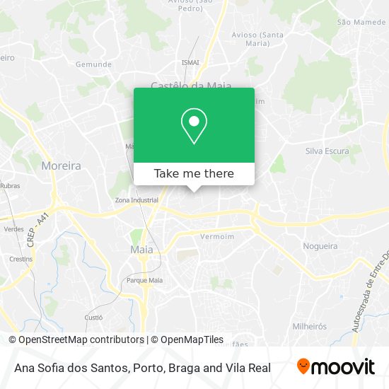 Ana Sofia dos Santos map