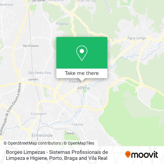 Borges Limpezas - Sistemas Profissionais de Limpeza e Higiene map