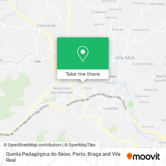 Quinta Pedagógica do Seixo map