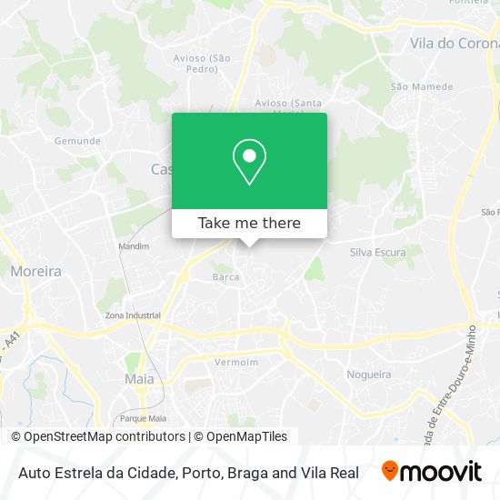 Auto Estrela da Cidade map