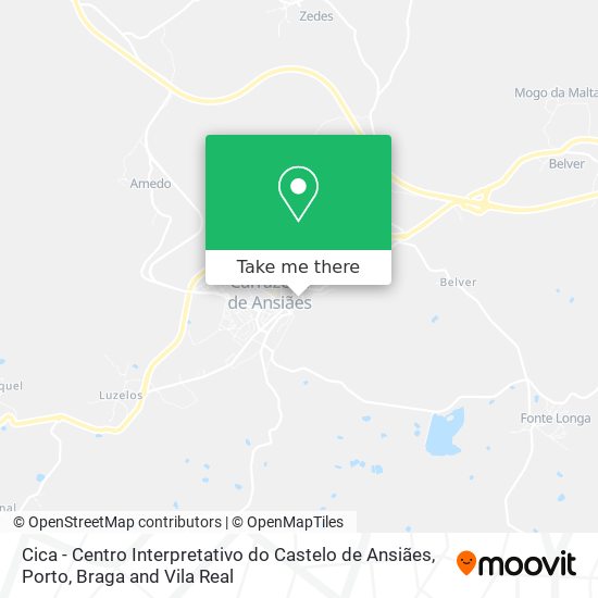 Cica - Centro Interpretativo do Castelo de Ansiães map