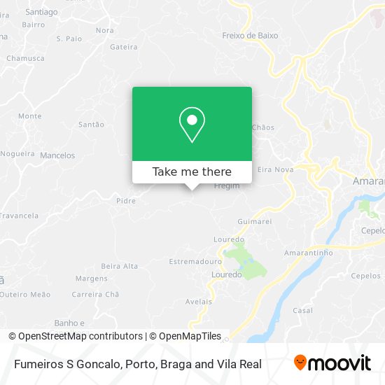 Fumeiros S Goncalo map