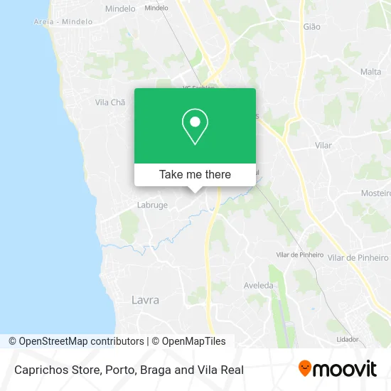 Caprichos Store map