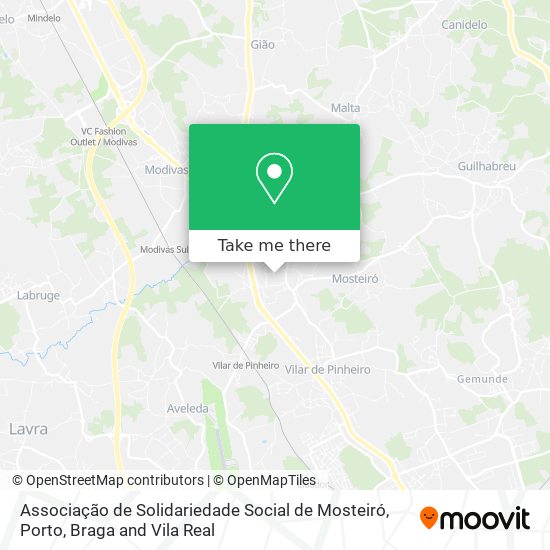 Associação de Solidariedade Social de Mosteiró map