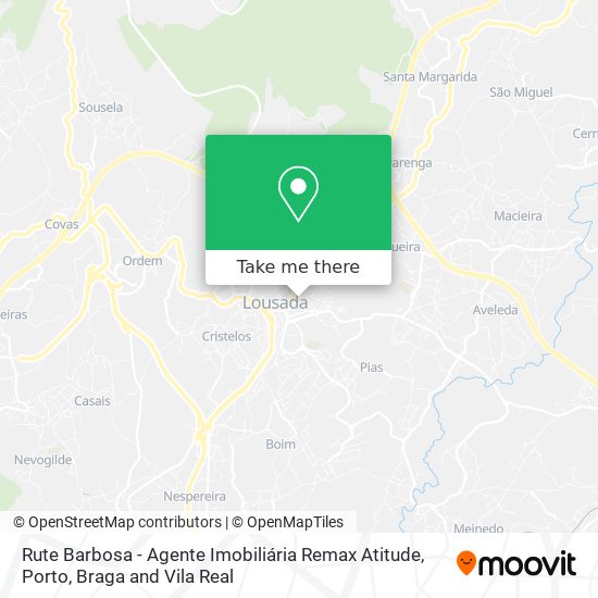 Rute Barbosa - Agente Imobiliária Remax Atitude map