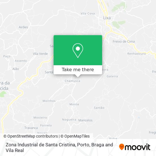 Zona Industrial de Santa Cristina map