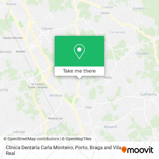 Clínica Dentária Carla Monteiro map