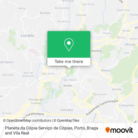 Planeta da Cópia-Serviço de Cópias map