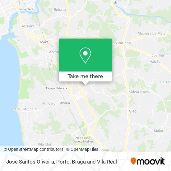 José Santos Oliveira map