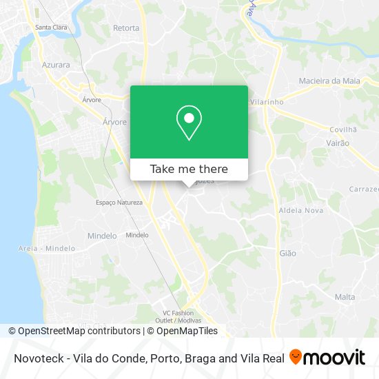 Novoteck - Vila do Conde map