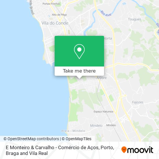 E Monteiro & Carvalho - Comércio de Aços map