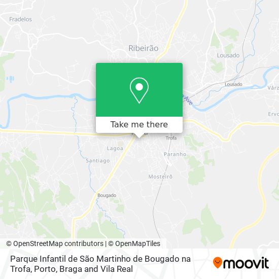Parque Infantil de São Martinho de Bougado na Trofa map
