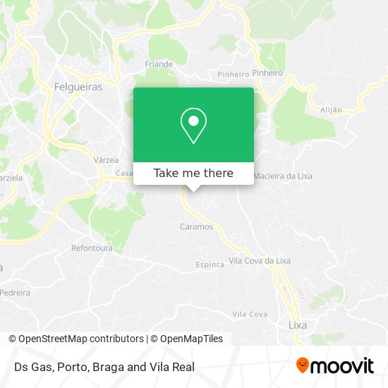 Ds Gas mapa