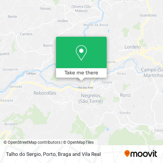 Talho do Sergio map