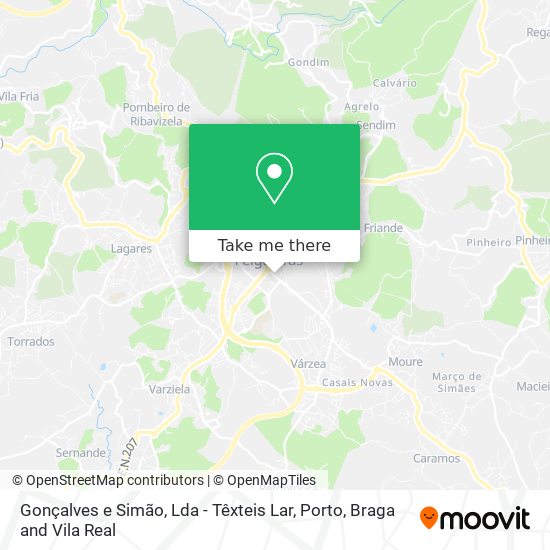 Gonçalves e Simão, Lda - Têxteis Lar map