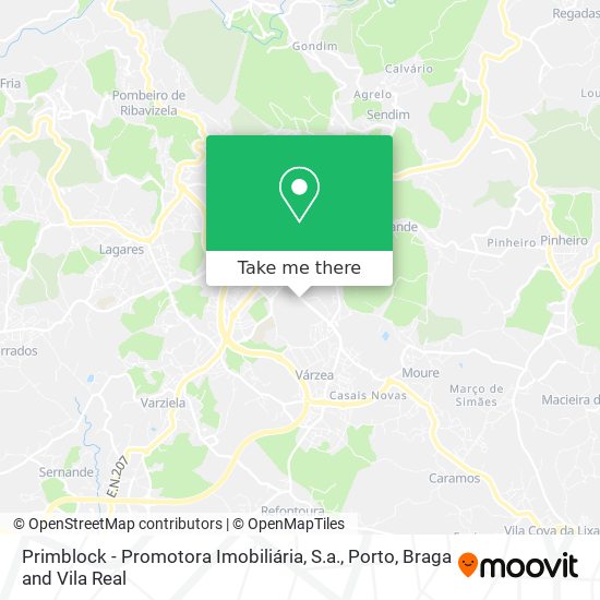 Primblock - Promotora Imobiliária, S.a. mapa