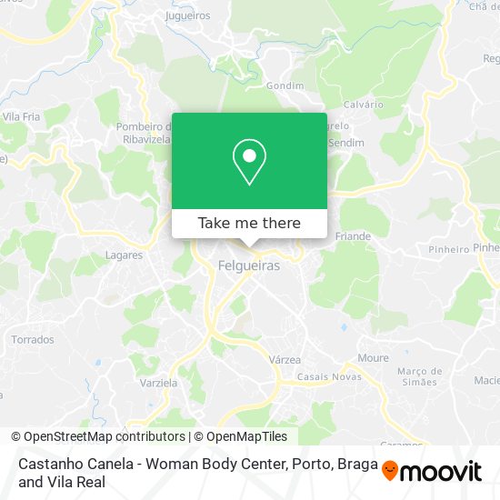 Castanho Canela - Woman Body Center map