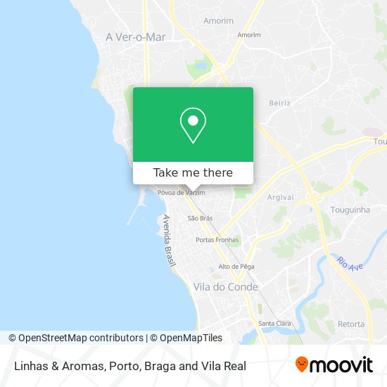 Linhas & Aromas mapa