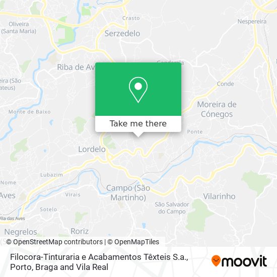 Filocora-Tinturaria e Acabamentos Têxteis S.a. map