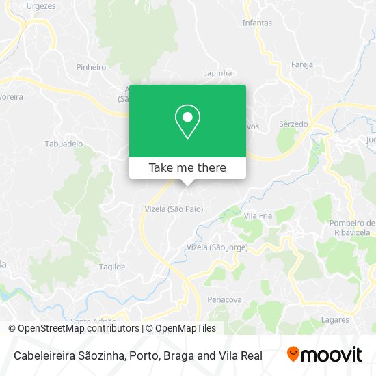 Cabeleireira Sãozinha mapa