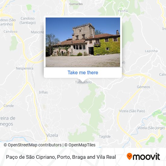 Paço de São Cipriano map