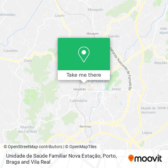 Unidade de Saúde Familiar Nova Estação map