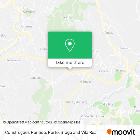 Construções Pontido mapa